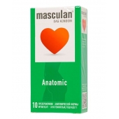 Презервативы анатомической формы Masculan Anatomic - 10 шт. - Masculan - купить с доставкой в Элисте