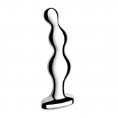 Стальной анальный фаллоимитатор для простаты Stainless Steel Anal Beads - 13 см. - b-Vibe - в Элисте купить с доставкой