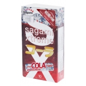 Ароматизированные презервативы Sagami Xtreme COLA - 10 шт. - Sagami - купить с доставкой в Элисте