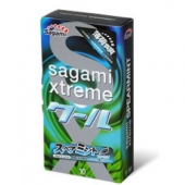 Презервативы Sagami Xtreme Mint с ароматом мяты - 10 шт. - Sagami - купить с доставкой в Элисте