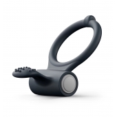 Черное эрекционное кольцо Power Clit - Dorcel - в Элисте купить с доставкой