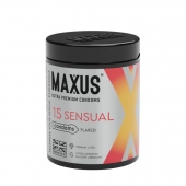 Анатомические презервативы MAXUS Sensual - 15 шт. - Maxus - купить с доставкой в Элисте