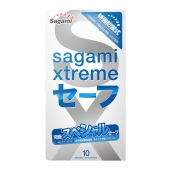 Презервативы Sagami Xtreme Ultrasafe с двойным количеством смазки - 10 шт. - Sagami - купить с доставкой в Элисте