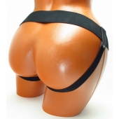 Трусики для страпона коричневого цвета - БДСМ Арсенал - купить с доставкой в Элисте