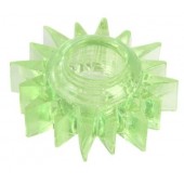 Зеленое эрекционное кольцо-солнце - Toyfa Basic - в Элисте купить с доставкой