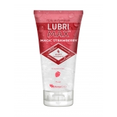 Интимный гель-смазка на водной основе Lubrimax Magic Strawberry - 75 мл. - ИнтелБИО - купить с доставкой в Элисте