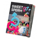 Шипучие таблетки для мужчин Sweet Sperm для изменения вкуса спермы (4 шт. по 0,5 гр.) - Капиталпродукт - купить с доставкой в Элисте
