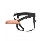 Полый страпон на ремнях 6’’ Hollow Silicone Strap-on - Pipedream - купить с доставкой в Элисте