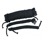 Чёрные хлопковые верёвки для бондажа - Orion - купить с доставкой в Элисте