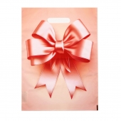 Пакет с принтом в виде банта с вырубной ручкой (30х40 см) - Сима-Ленд - купить с доставкой в Элисте