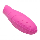 Розовая насадка на палец с вибрацией Bang Her Silicone G-Spot Finger Vibe - XR Brands