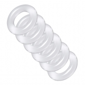 Комплект из 6 прозрачных эрекционных колец Ring Master Custom Ball Stretcher Kit - XR Brands - в Элисте купить с доставкой