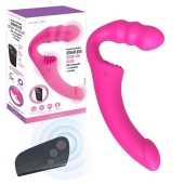 Розовый безремневой страпон Straples Strap-On Dildo - Erokay - купить с доставкой в Элисте