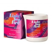 Массажная свеча Light My Fire Coconut с ароматом кокоса - 65 гр. - Love to Love - купить с доставкой в Элисте