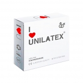 Ультратонкие презервативы Unilatex Ultra Thin - 3 шт. - Unilatex - купить с доставкой в Элисте