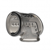 Дымчатая насадка на пенис и мошонку - Baile - в Элисте купить с доставкой