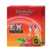 Стимулирующая насадка Sitabella Extender  Клубника - Sitabella - купить с доставкой в Элисте