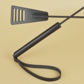 Черный кожаный стек «Сириус» - 60 см. - Sitabella - купить с доставкой в Элисте