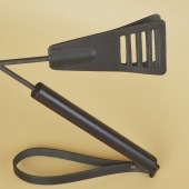 Черный кожаный стек «Сириус» - 60 см. - Sitabella - купить с доставкой в Элисте