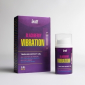 Стимулирующий гель с эффектом вибрации Blackberry Vibration - 15 мл. - INTT - купить с доставкой в Элисте