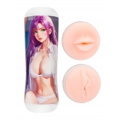 Двусторонний мастурбатор аниме - ротик и вагина - Tokyo Style - в Элисте купить с доставкой