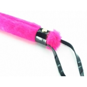 Нежная плеть с розовым мехом BDSM Light - 43 см. - БДСМ Арсенал - купить с доставкой в Элисте