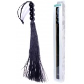 Черная силиконовая плеть - 37 см. - Boys of Toys - купить с доставкой в Элисте