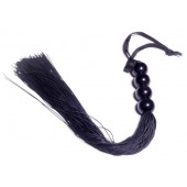 Черная силиконовая плеть - 37 см. - Boys of Toys - купить с доставкой в Элисте