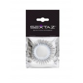 Круглое эрекционное кольцо с длинными «ресничками» - Sextaz - в Элисте купить с доставкой