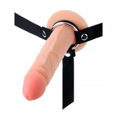 Мужской полый страпон на регулируемых ремнях - 18,5 см. - Sex Expert - купить с доставкой в Элисте