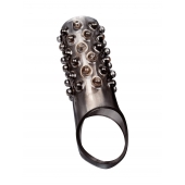 Дымчатая насадка на пенис с выпуклостями - 12 см. - Sex Expert - в Элисте купить с доставкой