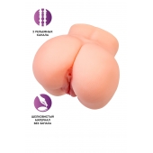 Реалистичный мастурбатор в форме попки с двумя любовными входами - No Name - в Элисте купить с доставкой