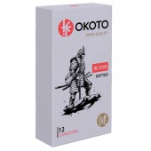 Точечные презервативы OKOTO Dotted - 12 шт. - Sitabella - купить с доставкой в Элисте