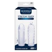 Набор из 2 прозрачных насадок на член Seductive Tickler Sleeves Set - NMC - в Элисте купить с доставкой