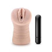 Телесный мастурбатор-вагина Ayumi с вибрацией - Blush Novelties - в Элисте купить с доставкой