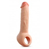 Телесная насадка-удлинитель Thrive 8.75 Inch Realistic Penis Extender Sleeve - 22,2 см. - Blush Novelties - в Элисте купить с доставкой