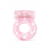 Розовое эрекционное виброкольцо с бабочкой - 1137 - в Элисте купить с доставкой