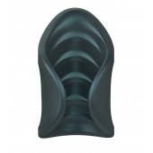 Серый сквозной мастурбатор с вибрацией Manwan Starter - Manwan - в Элисте купить с доставкой