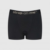 Черные трусики-боксеры для фиксации насадок Strap-on-me Harness Lingerie Allure - size XL - Strap-on-me - купить с доставкой в Элисте