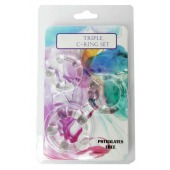 Набор из 3 эрекционных прозрачных колец - Boys of Toys - в Элисте купить с доставкой