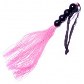 Розовая силиконовая плеть - 35,5 см. - Boys of Toys - купить с доставкой в Элисте