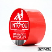 Красный скотч для фиксации Non-Sticky Bondage Tape - 15 м. - Intoyou - купить с доставкой в Элисте