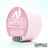 Розовый скотч для фиксации Non-Sticky Bondage Tape - 15 м. - Intoyou - купить с доставкой в Элисте