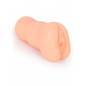 Телесный мастурбатор-вагина с 2 эрекционными кольцами в комплекте - Sexy Girl - в Элисте купить с доставкой