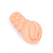 Телесный мастурбатор-вагина с вибропулей и эрекционными кольцами в комплекте - Sexy Girl - в Элисте купить с доставкой