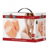 Телесный мастурбатор Liora с 2 любовными тоннелями - Baile - в Элисте купить с доставкой