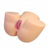 Телесный мастурбатор Liora с 2 любовными тоннелями - Baile - в Элисте купить с доставкой