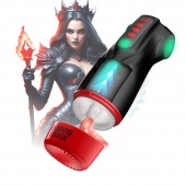 Интерактивный мастурбатор Raven с вакуумом, вибрацией и подсветкой - Shots Media BV - в Элисте купить с доставкой