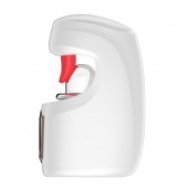 Белый мастурбатор с язычком и возвратно-поступательными движениями - Secwell - в Элисте купить с доставкой