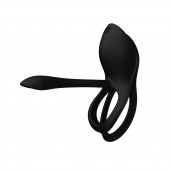 Черное эрекционное виброкольцо Bayek с пультом ДУ - Zalo - в Элисте купить с доставкой